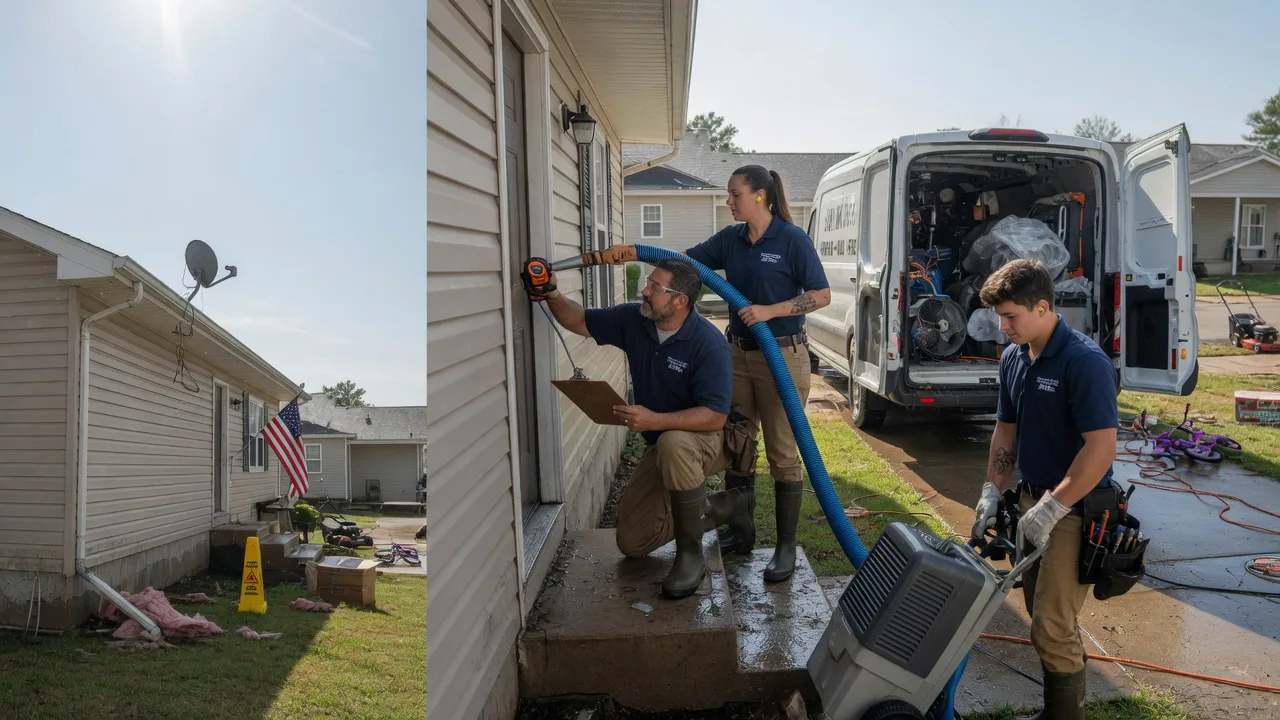 Ceiling Water Damage Restoration in Hoyt, KS near me